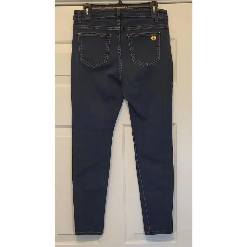 Michael Kors Women’s Denim Izzy Skinny Jeans Size 10 Mid Rise Stretch Classic